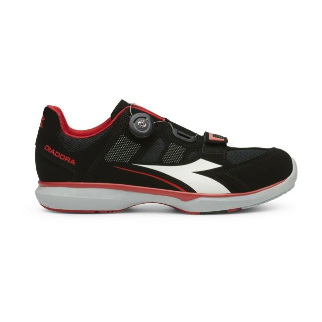 Diadora Gym Shoe Black/Red 4