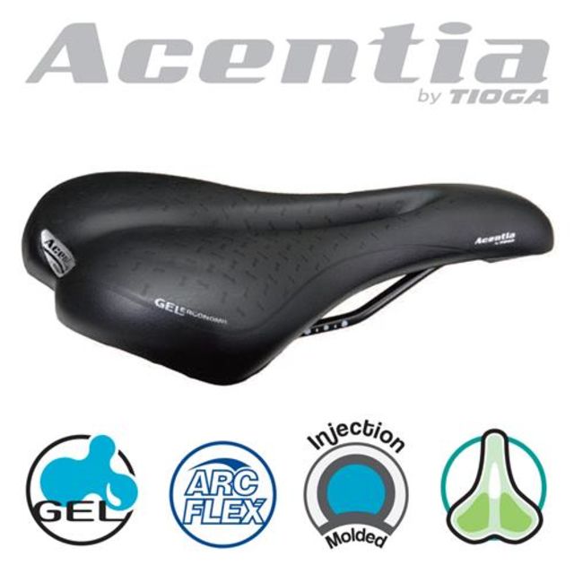 Gel mountain bike saddle