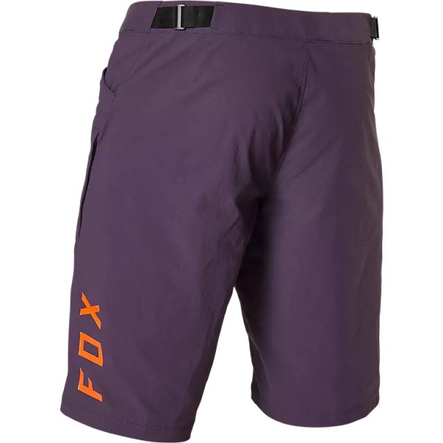 Fox Womens Ranger Mountain Bike Shorts with Liner Purple Ivanhoe Cycles