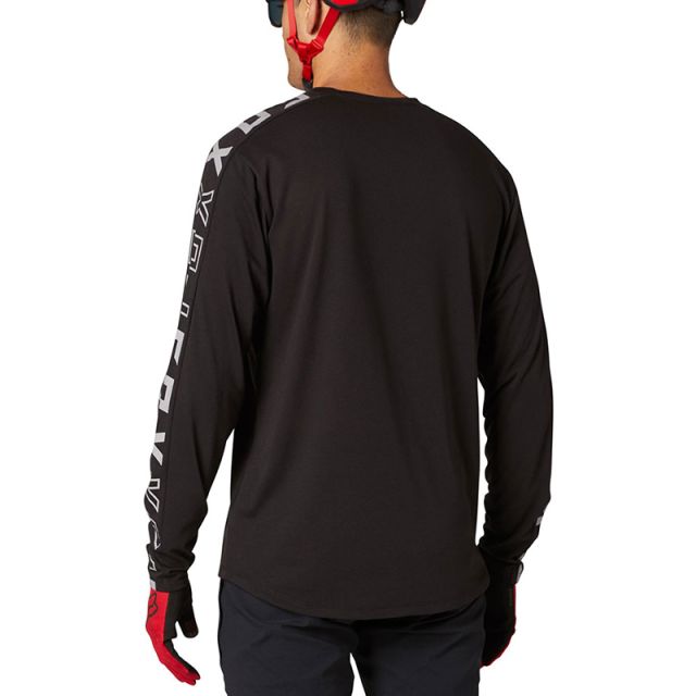 Fox Ranger Drirelease Long Sleeve Jersey 2021 - Black