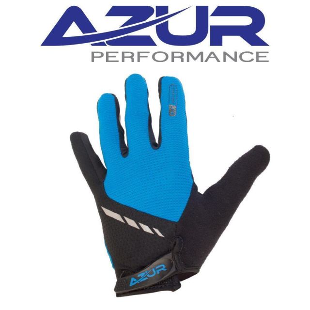 Azur L25 Full Finger Gloves -Blue S