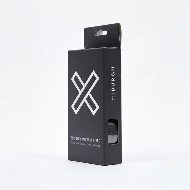 Burgh 'X' Stealth Bar Tape - Black/Black 3