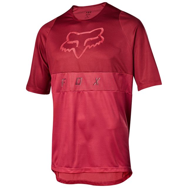 Fox Defend Moth Jersey - Cardinal Red