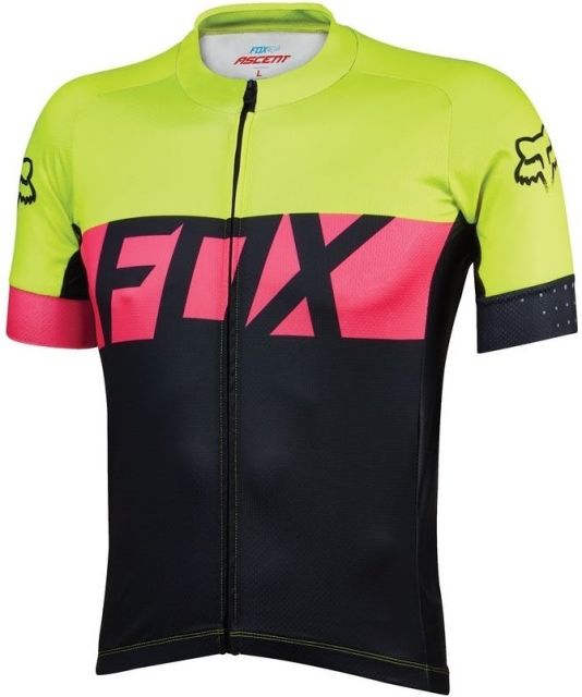 Fox Ascent Short Sleeve Jersey 2016 -Yellow XL