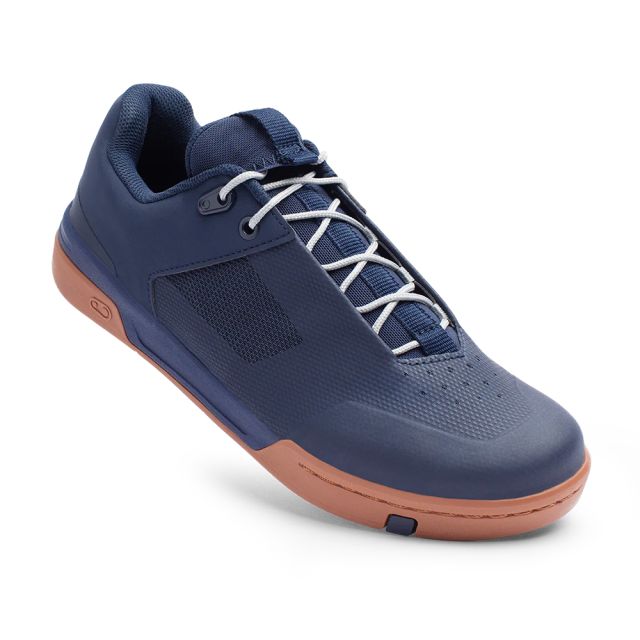 Crankbrothers Stamp Lace Flat Shoes - Navy/Gum | Ivanhoe Cycles