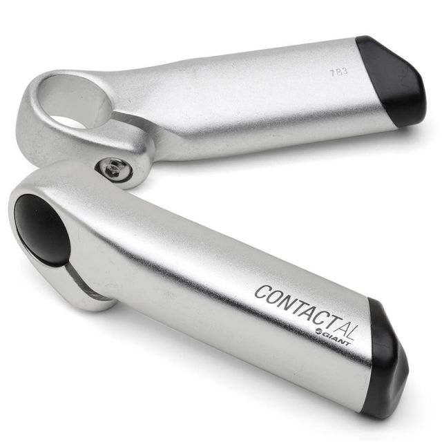 Giant Contact AL Bar Ends Silver Ivanhoe Cycles