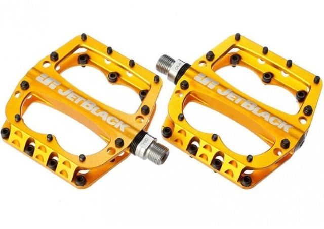 gold pedals mtb