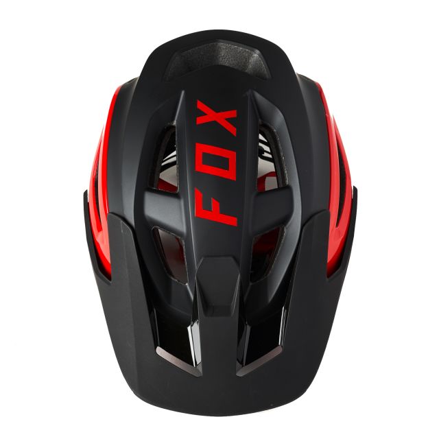 Fox Speedframe Pro Helmet - Black/Red (2021) | Ivanhoe Cycles