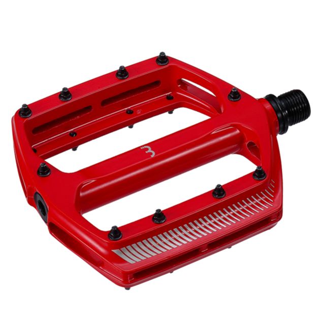 BBB Coolride Flat MTB Pedals Red Ivanhoe Cycles