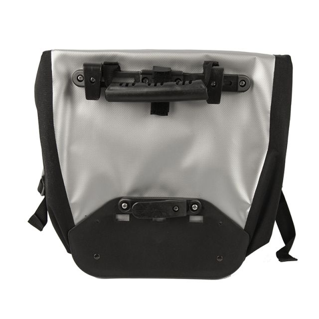 Chaptah Waterproof Pannier Set Silver Ivanhoe Cycles