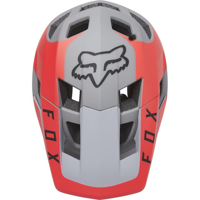 Fox Dropframe Pro MIPS Helmet - Grey Red | Ivanhoe Cycles