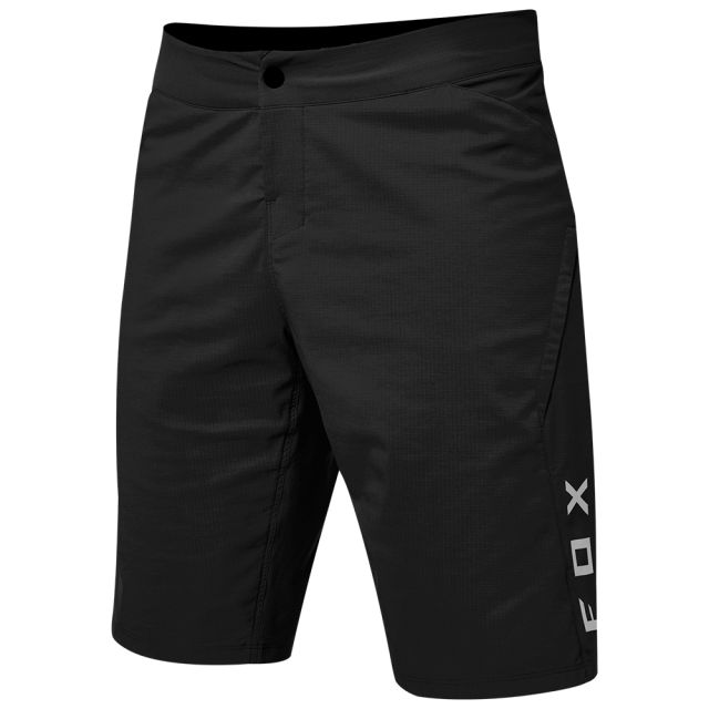 Fox Ranger Mens MTB Shorts with Liner - Black | Ivanhoe Cycles