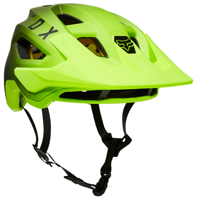 Fox Speedframe MIPS Helmet 2021 – Black/Yellow | Ivanhoe Cycles