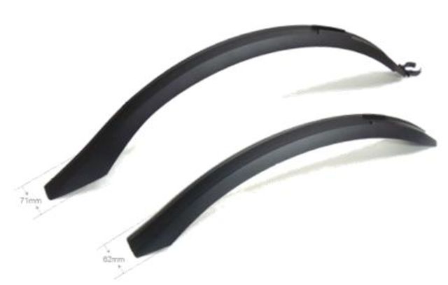 Plastic Clip-on Mudguard Set for 26"-29" Mountain B