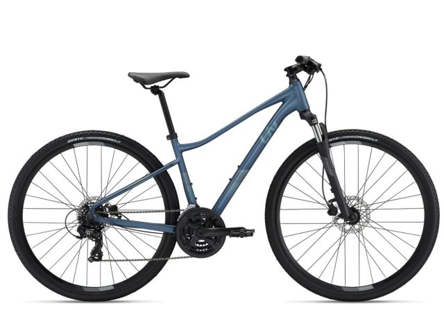 Liv Rove 4 XS 2022 Blue Hybrid Bikes Ivanhoe Cycles