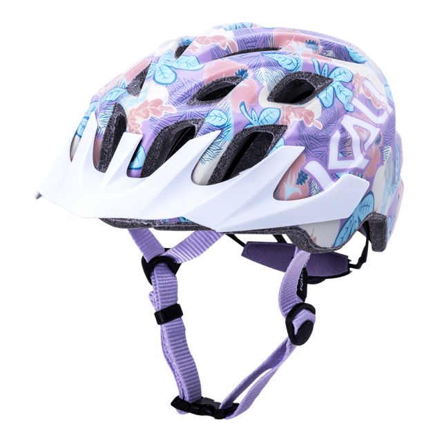 Kali Chakra Youth Helmet - Flora Purple