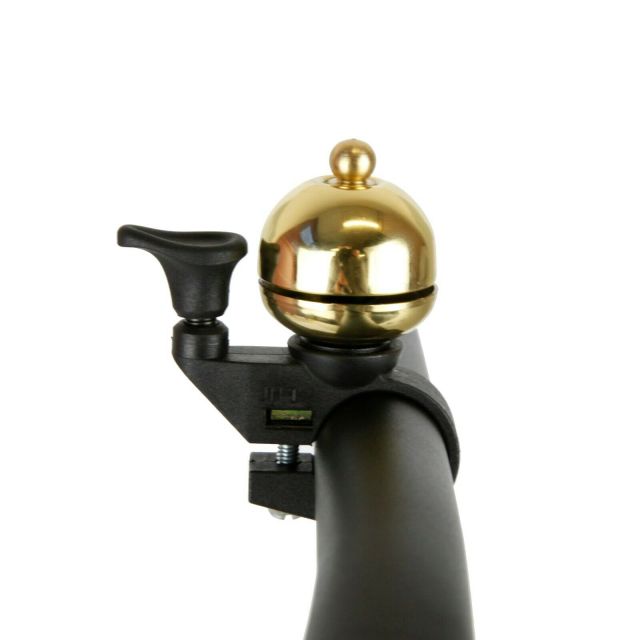 Gold Brass Retro Style Mini Flick Bell - Standard 22.2mm