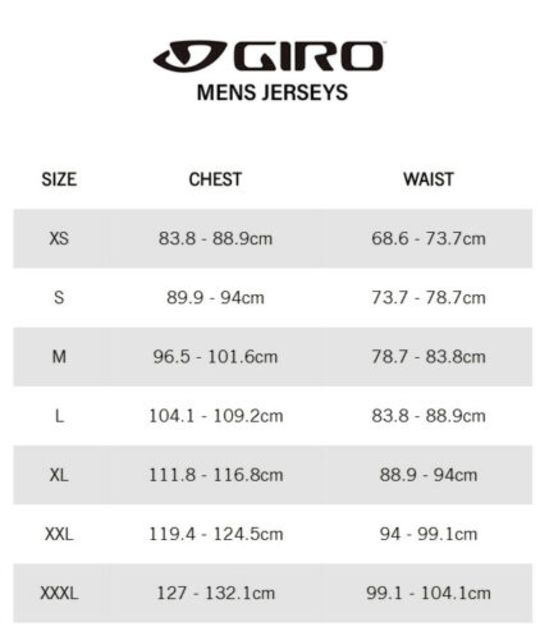 Giro Chrono Expert Mens Jersey - White / Black