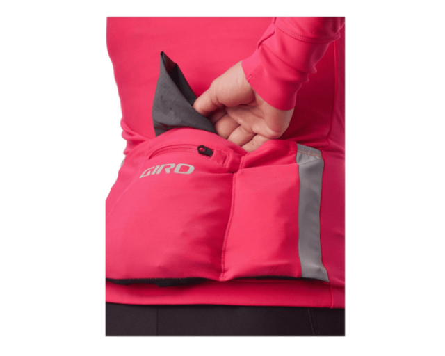 Giro Chrono Thermal Long Sleeve Womens Jersey - Pink