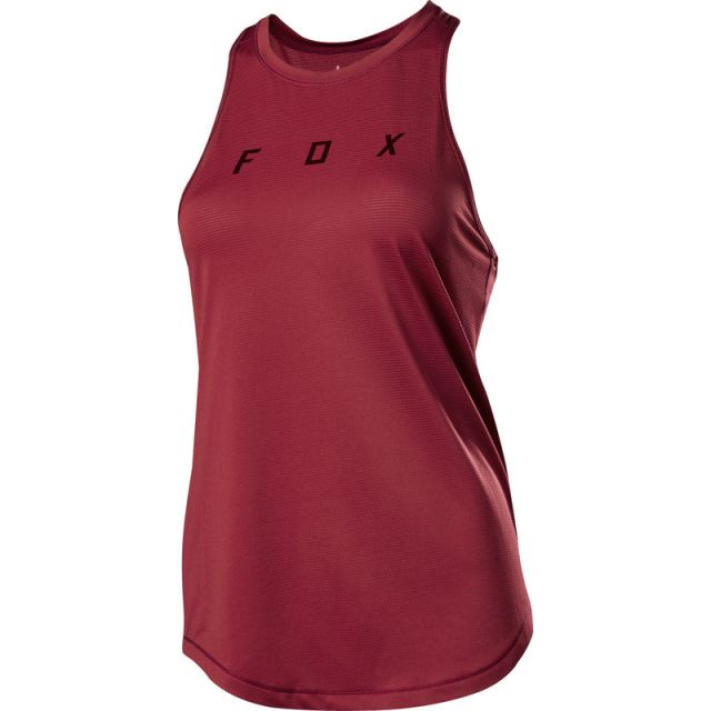 Fox Flexair Womens Sleeveless Tank - Cardinal Red