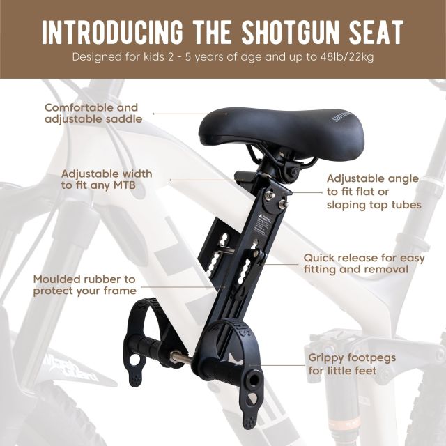 Shotgun MTB Front Child Seat