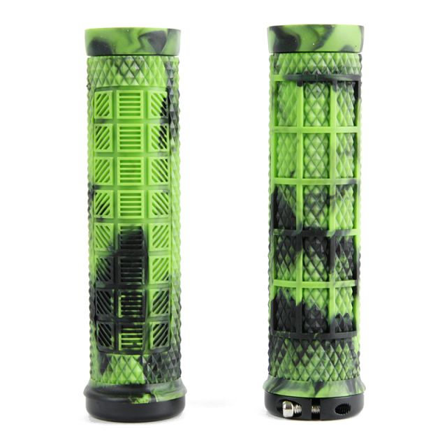 Ryfe Bossa Single Lock On Pro MTB Grips - Marble Green