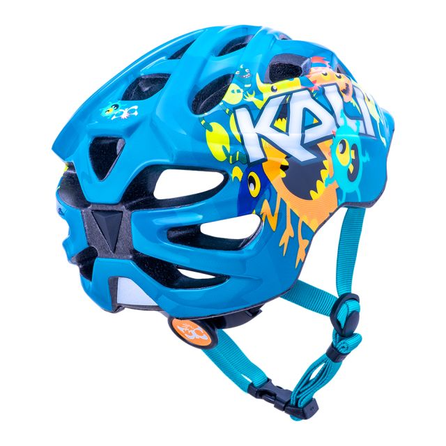 Kali Chakra Kids Helmet - Monsters Blue