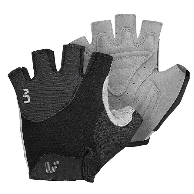 Liv Passion Womens Short Finger Gloves - Black | Ivanhoe Cycles