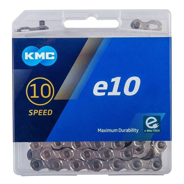 KMC 10-speed e10 E-Bike Chain 122L Silver