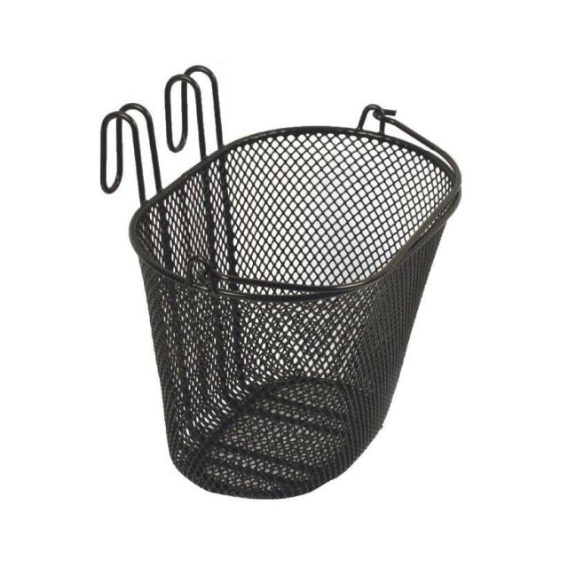 Kids Wire Hook-on Front Basket - Black