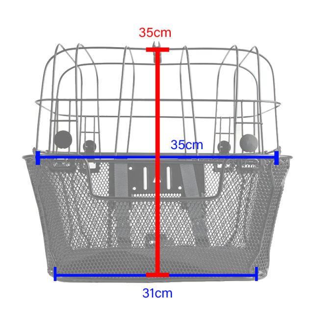 Pet Carrier Front Wire Basket with Lid