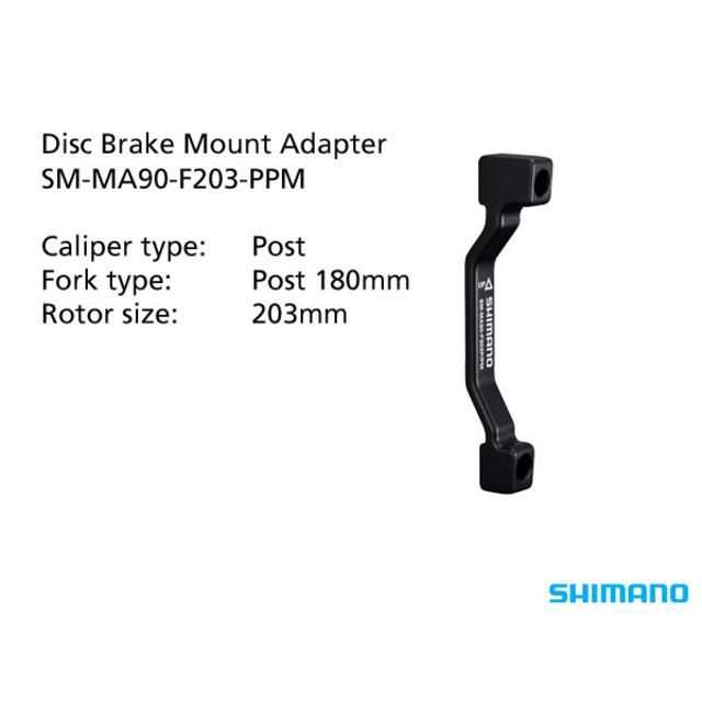 Shimano Disc Brake Adapter Front PM 203mm (ISMMA90F