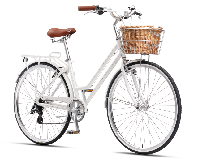 white retro bike