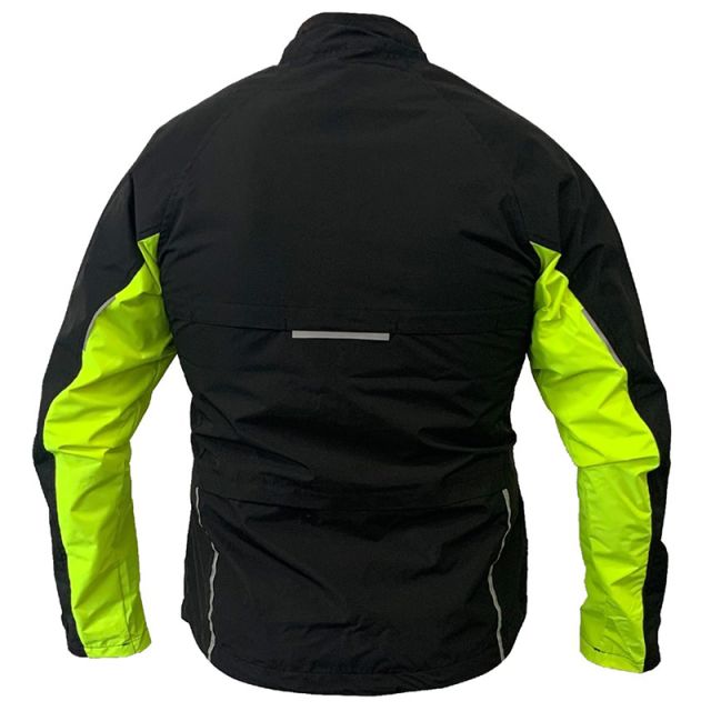 Azur Graphite Wind Jacket Black/Yellow Ivanhoe Cycles