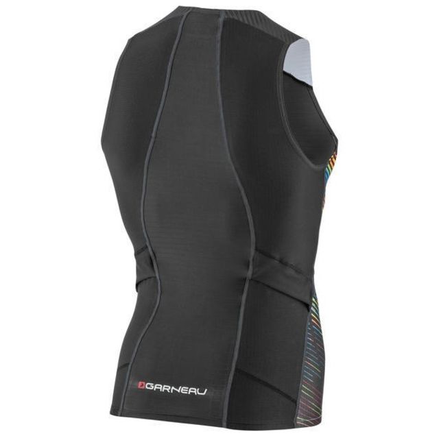 Louis Garneau Pro Carbon Tri Jersey - Black/Multi