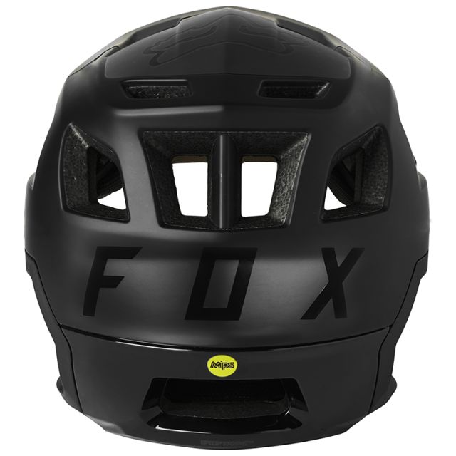 Fox Dropframe Pro Helmet 2022 - Black | Ivanhoe Cycles