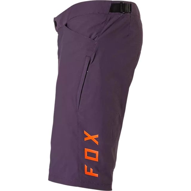 Fox Womens Ranger Mountain Bike Shorts with Liner Purple Ivanhoe Cycles