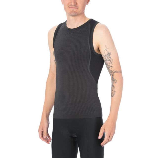 Giro Chrono Sleeveless Mens Base Layer - Charcoal