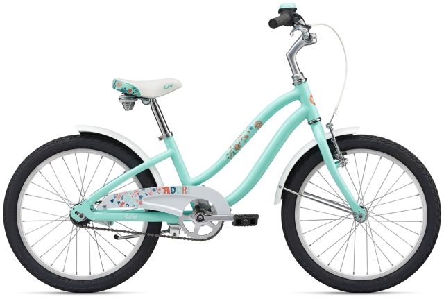 mint blue bike