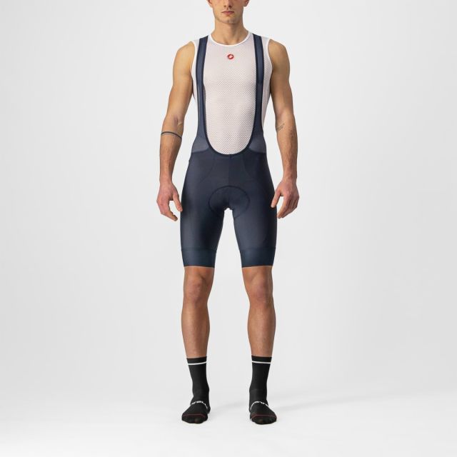 Castelli Entrata Mens Bib Shorts - Sav Blue | Ivanhoe Cycles