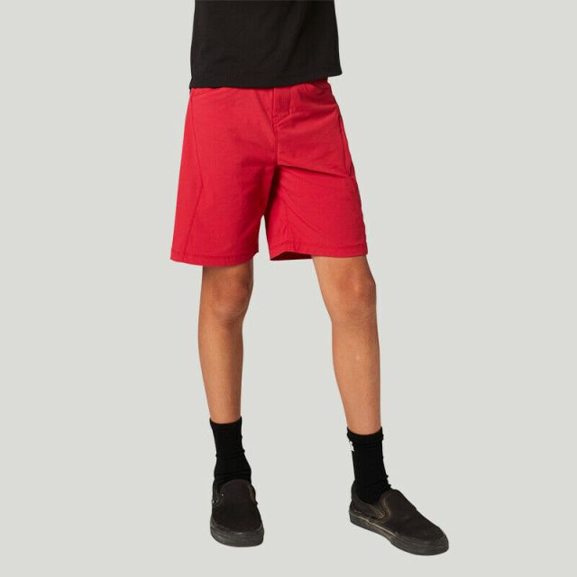Fox Youth Ranger Kids Shorts 2021 - Chili Red
