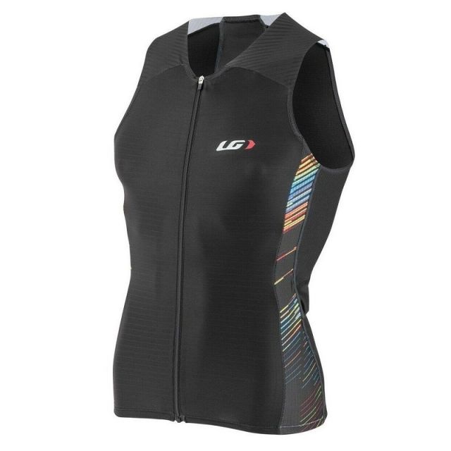 Louis Garneau Pro Carbon Tri Jersey - Black/Multi