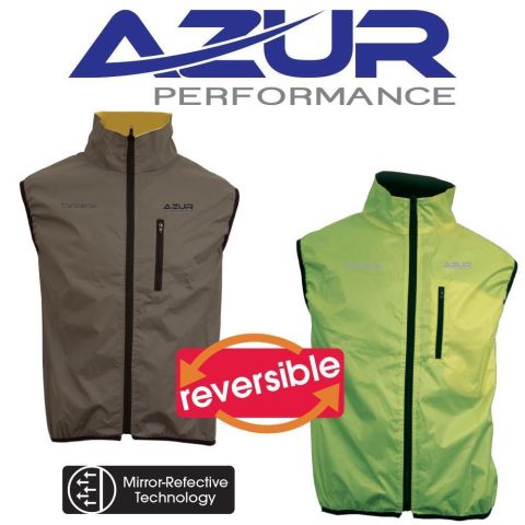 Azur Transverse Reverse Safety Wind Vest - 2XL