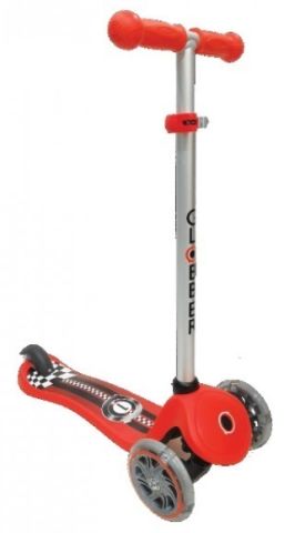 Globber Primo Fantasy Lights 3 Wheel Scooter Red