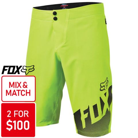 Fox Altitude Shorts 2016 [Colour: Yellow] [Size: 36