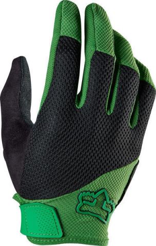 Fox Reflex Gel Full Finger Gloves 2016 -Green  2XL