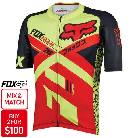 Fox Ascent Pro Jersey 2016 [Colour: Red] [Size: XL]