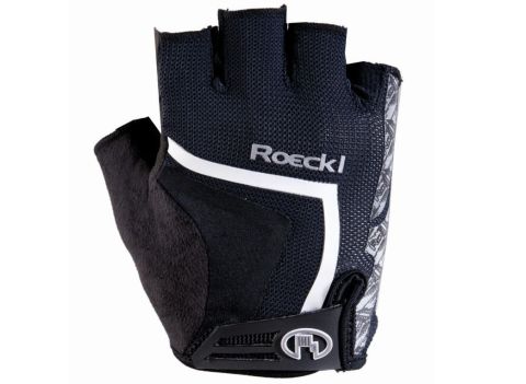 Roeckl 228 Fingerless Gloves Black/White XS