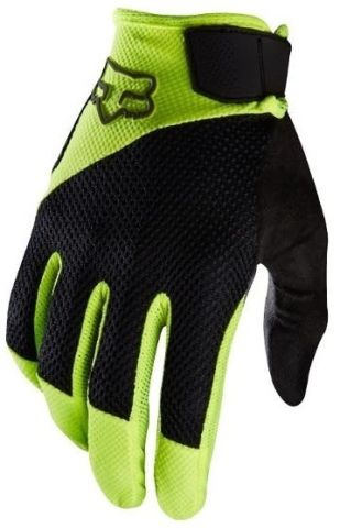 Fox Reflex Gel Full Finger Gloves 2016 -Yellow  2XL