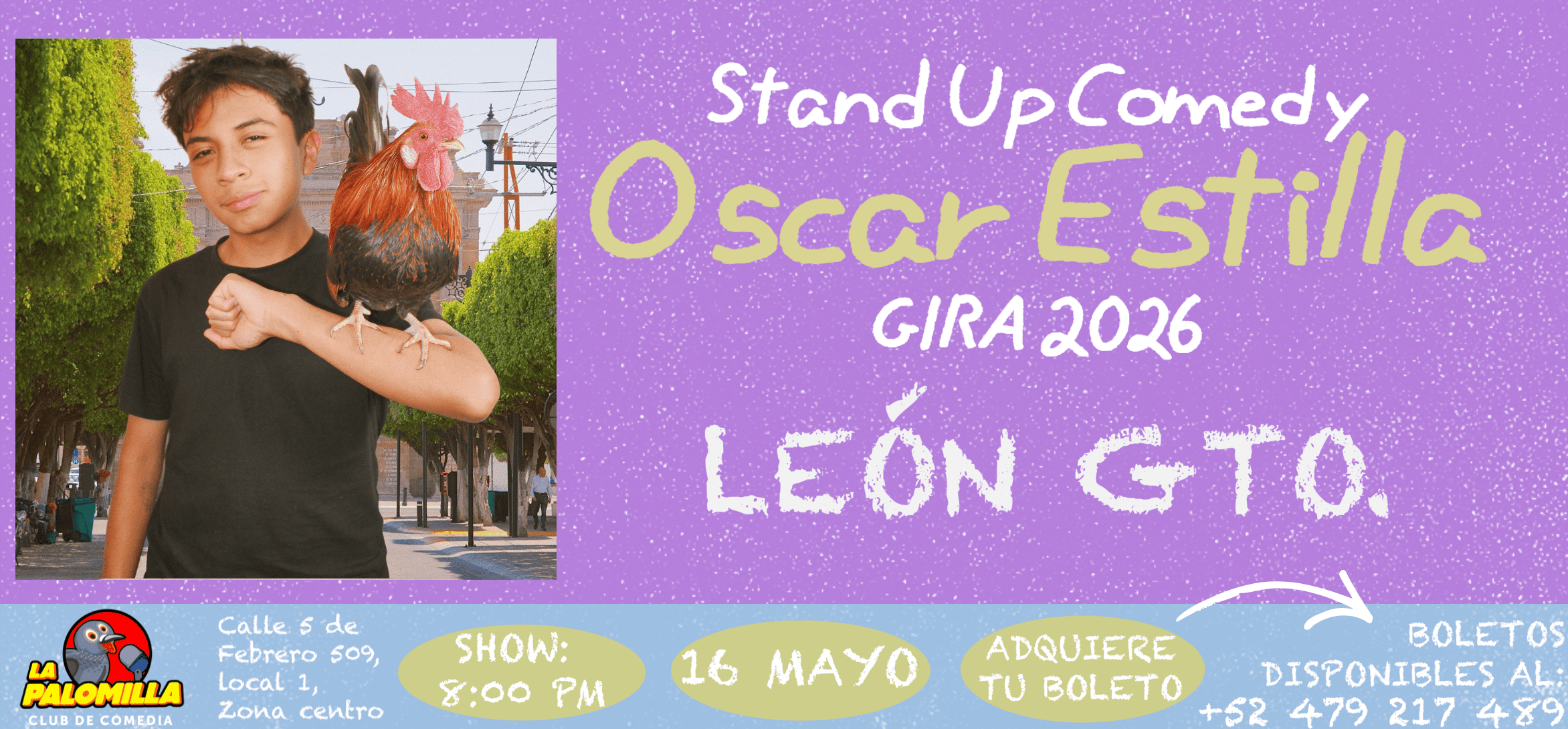 Oscar Estilla Stand Up León Gto